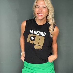 Ya Heard Dirty Coast Cut Up Tank Top